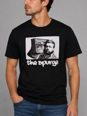 3/$30 The Spurge Graphic Black Short Sleeve Tee